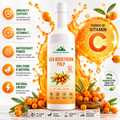 Himalayan Gold Pulp 500ml Pure Sea Buckthorn Juice. Packed with Vitamin C & Omegas. For 60 Days 60 Glasses